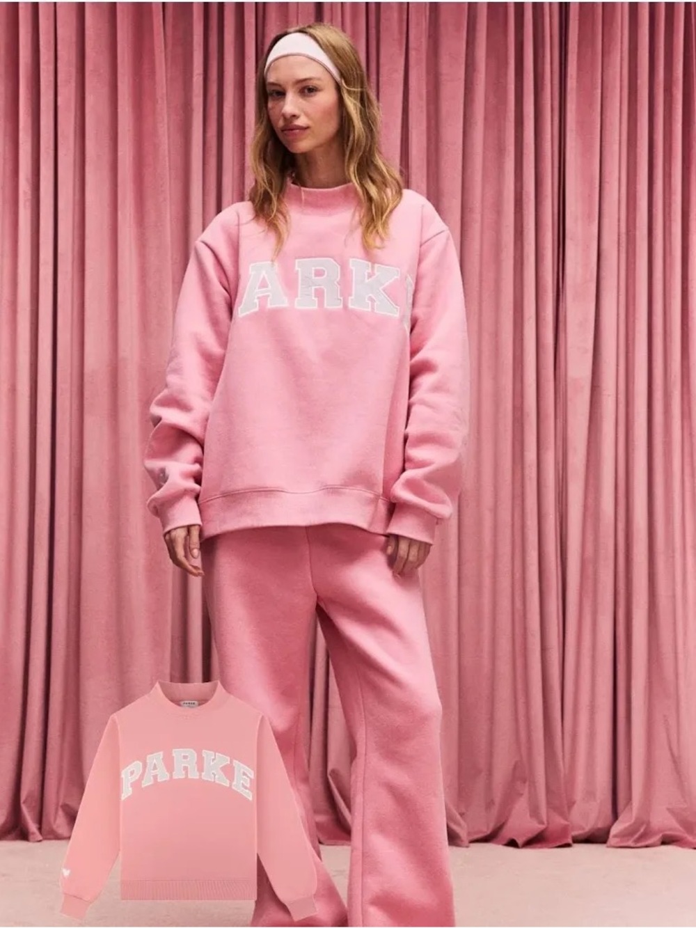 Pullover Cowl/Turtleneck Sweater - Pink - PARKER